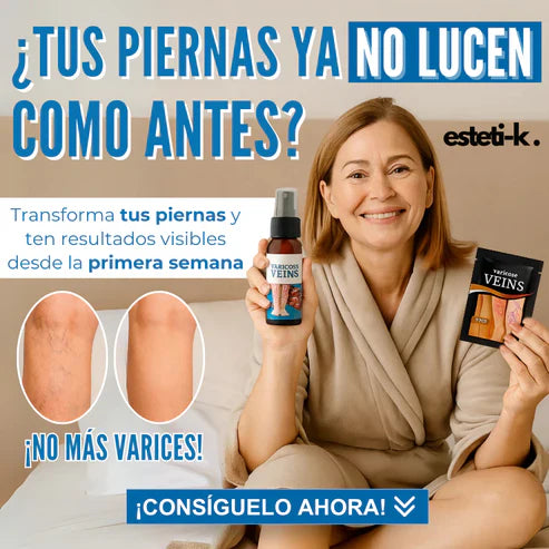 Kit AntiVárices: Spray Eliminador + 40 Parches Aliviadores