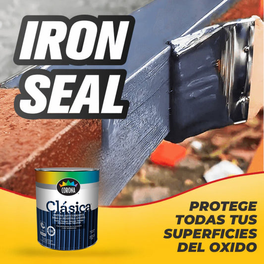 🔥 Iron Seal - Restaurador de Ferros e Metais com Blindagem - Anti-Oxidação 👷‍♂