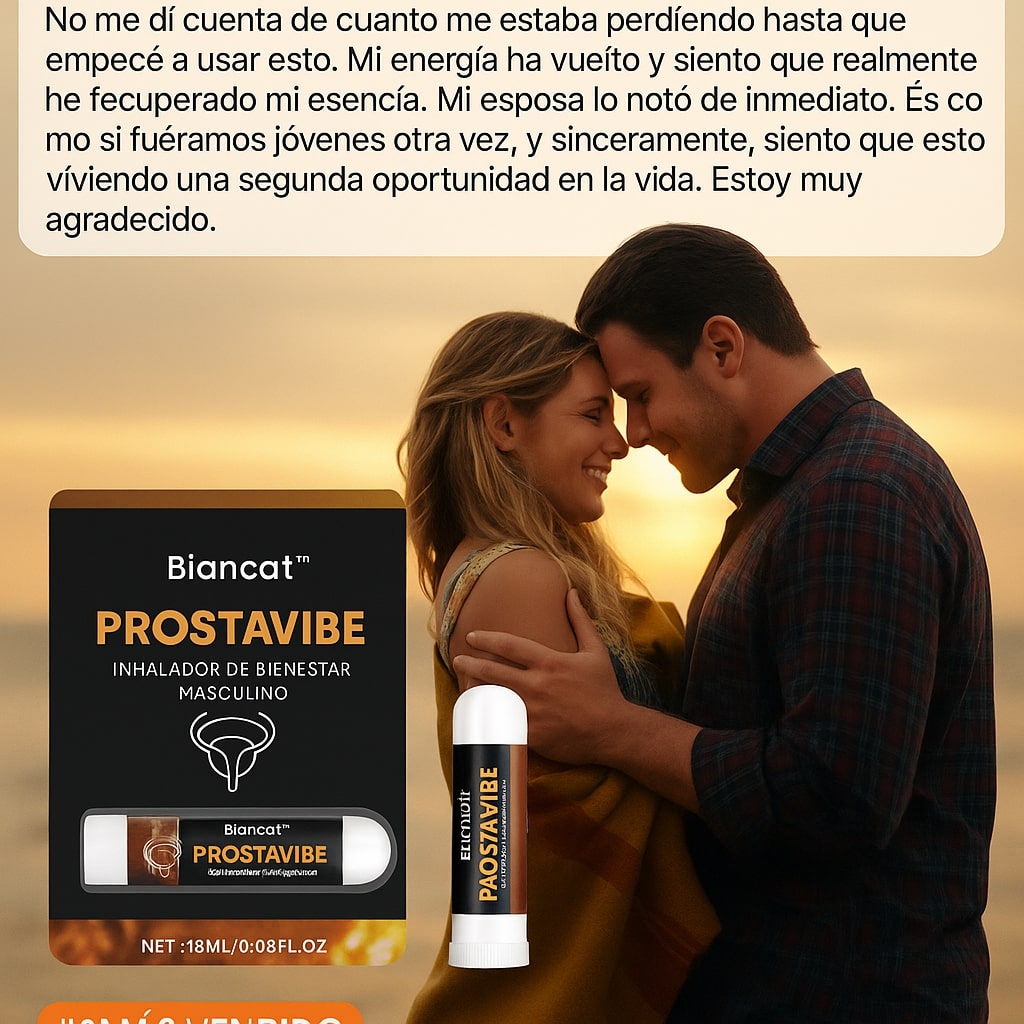 Inhalador potenciador para hombre Prostavibe™